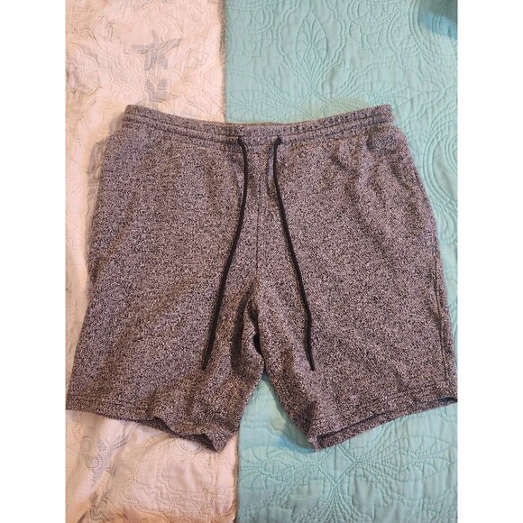 Express Men's Size Medium Marled Knit Drawstring‎ Sweat Shorts - Picture 1 of 7
